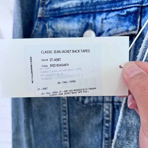 Rare Tanaka Classic Jean Jacket Back Taped - Picture 9 of 9